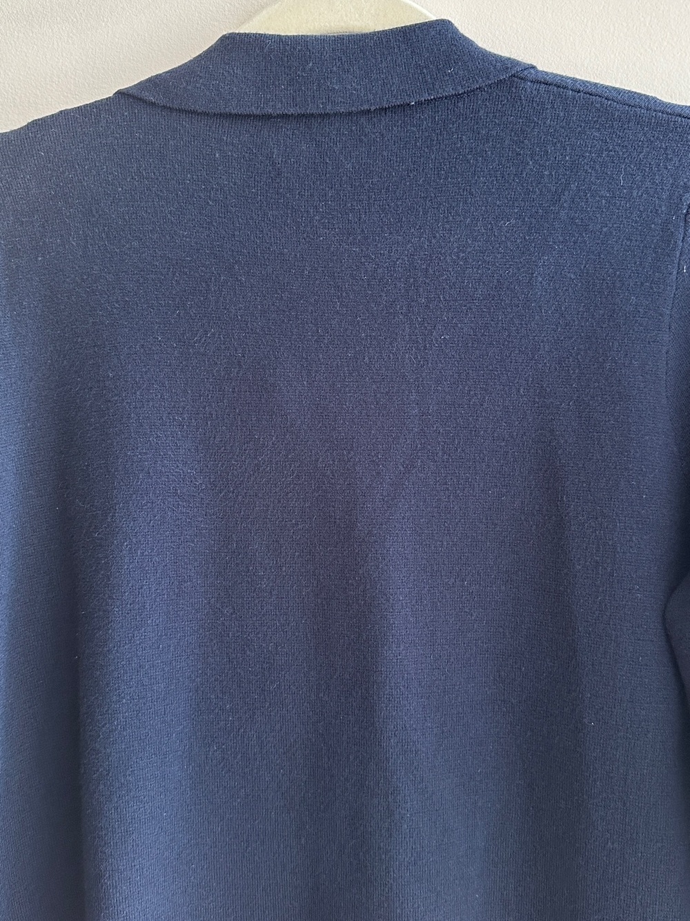 T Tahari Women’s Navy Blue Button Down Cardigan Sweater Jacket, Size Medium - Picture 15 of 16